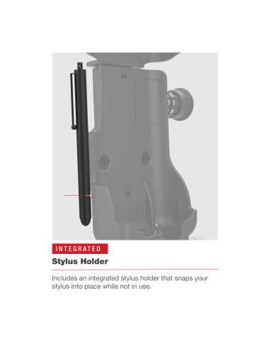 RAM® Combo-Locking Form-Fit Powered Dock for Zebra TC73 & TC78