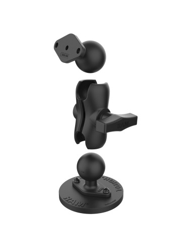 RAM® Tough-MagT Heavy Duty Magnetic Mount with Diamond Plate - Short