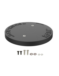 RAM® Tough-MagT 88MM Diameter Magnetic Adapter with 2-Hole AMPS Pattern