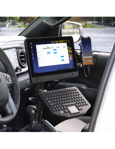 GDS® EcosystemT Vehicle Bundle with Monitor, Keyboard & Phone Mount