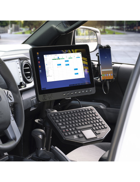 GDS® EcosystemT Vehicle Bundle with Monitor, Keyboard & Phone Mount