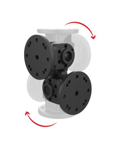 RAM® Dual 90-Degree Pivot Mount 2