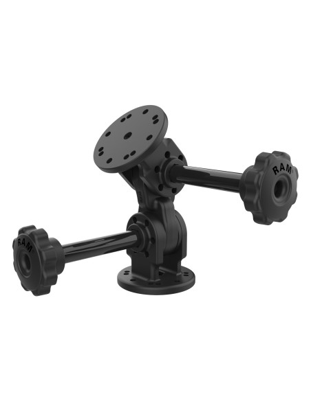 RAM® Dual 90-Degree Pivot Mount with Knob