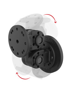 RAM® Dual Straight Pivot Magnetic Mount 2