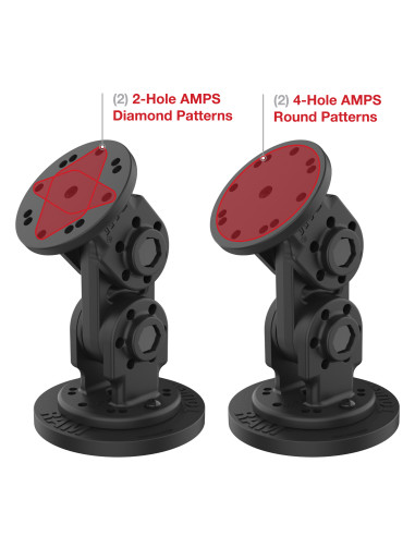 RAM® Dual Straight Pivot Magnetic Mount