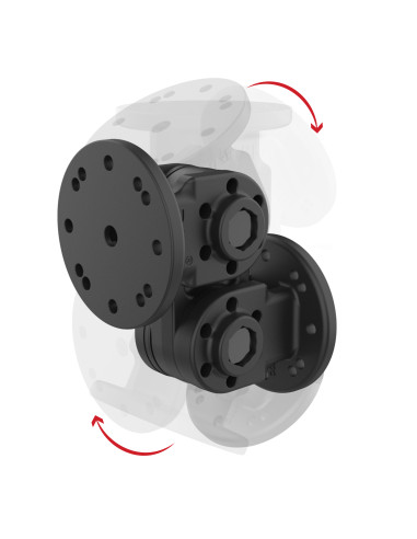 RAM® Dual Straight Pivot Mount