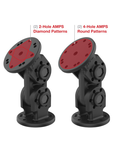 RAM® Dual Straight Pivot Mount