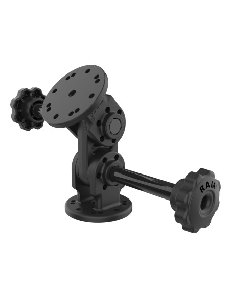 RAM® Dual Straight Pivot Mount with Knob