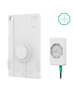 GDS® Uni-ConnT Powered Wall Dock with USB-C - Gray 2