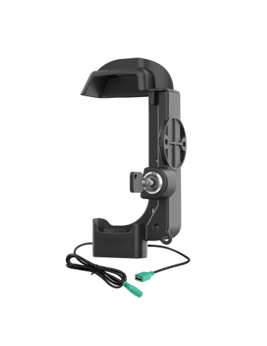 RAM® Locking Powered Dock + Single USB-A for Zebra MC3300/3400/3450