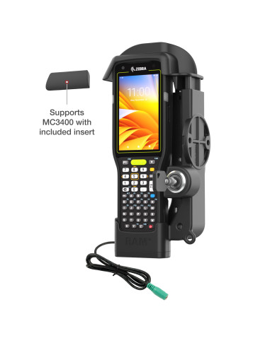 RAM® Locking Powered Dock for Zebra MC3300/3400/3450