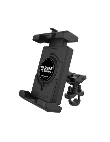 RAM® Quick-GripT Pro XL Phone Mount with Handlebar U-Bolt Base - Short