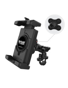 RAM® Quick-GripT Pro XL Vibration Damping Phone Mount with U-Bolt Base 2