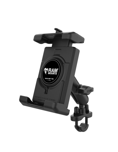 RAM® Quick-GripT Pro XL Phone Mount with Handlebar U-Bolt Base - Medium
