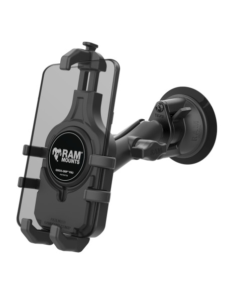 RAM® Quick-GripT Pro Phone Mount with Twist-LockT Suction Cup - Medium
