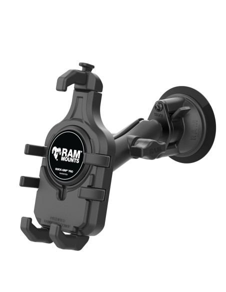 RAM® Quick-GripT Pro Phone Mount with Twist-LockT Suction Cup - Medium