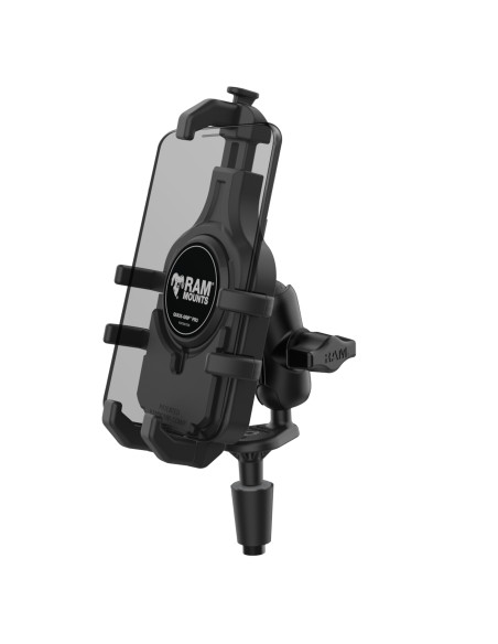 RAM® Quick-GripT Pro Phone Mount with Fork Stem Base - Short