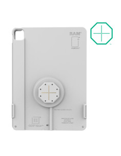 IntelliSkin® Thin-CaseT for iPad Pro 12.9 3-5 Gen (Rear Pogo Pads) Gray 2