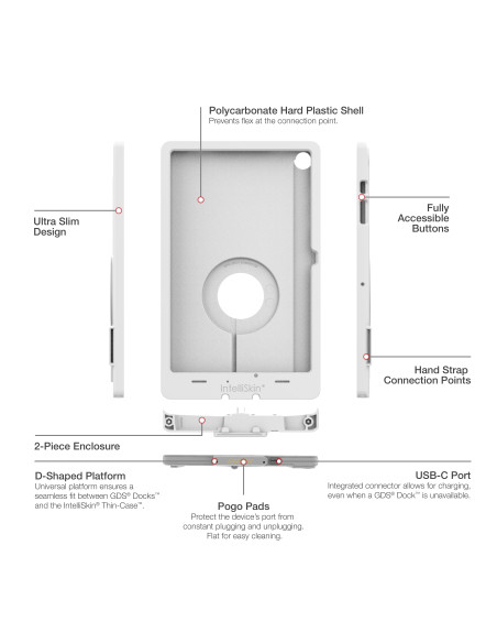 IntelliSkin® Thin-CaseT for Samsung Tab A9+ - Gray IntelliSkin® Thin-CaseT for Samsung Tab A9+ - Gray