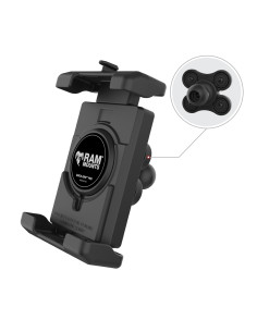 RAM® Quick-GripT Pro XL Phone Holder with Ball & Vibration Damper 2
