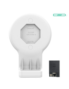 GDS® Uni-ConnT Wall Dock with Magnetic Receiver & PoE - Gray