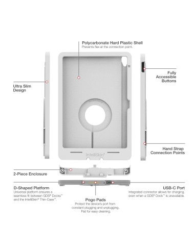 IntelliSkin® Thin-CaseT for iPad 10th & 11th Gen - Gray