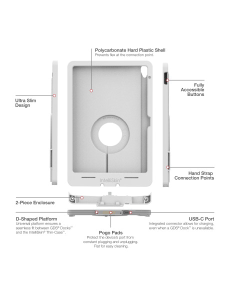 IntelliSkin® Thin-CaseT for iPad 10th & 11th Gen - Gray