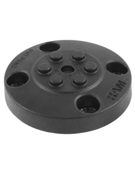 RAM® Pin-LockT 4-Hole AMPS Round Plate Adapter