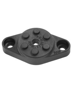RAM® Pin-LockT 2-Hole AMPS Diamond Plate Adapter