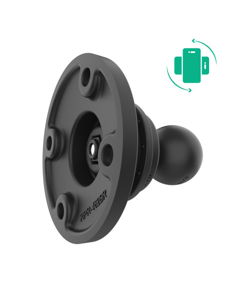 RAM® Rotating Ball Adapter for Phone and Handheld Holders - B Size RAM® Rotating Ball Adapter for Phone and Handheld Holders - B Size