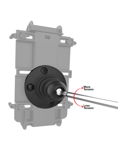 RAM® Rotating Ball Adapter for Phone and Handheld Holders - B Size