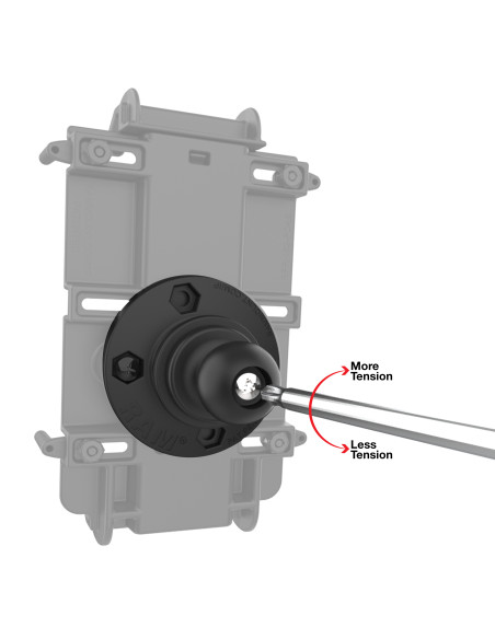 RAM® Rotating Ball Adapter for Phone and Handheld Holders - B Size RAM® Rotating Ball Adapter for Phone and Handheld Holders - B Size