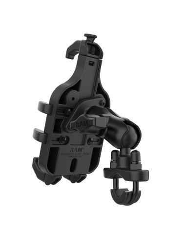RAM® Quick-GripT Pro Phone Mount with Handlebar U-Bolt Base - Short