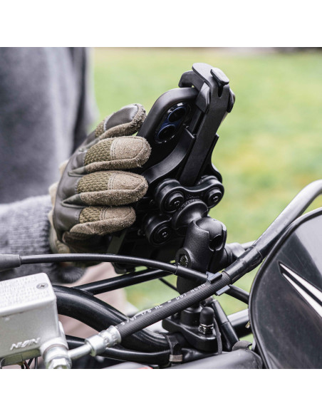 RAM® Quick-GripT Pro Vibration Damping Phone Mount with U-Bolt Base