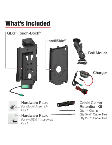 GDS® Tough-DockT Vehicle Bundle for Samsung Tab A9+