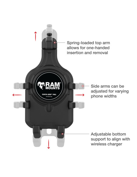 RAM® Quick-GripT Pro Phone Holder