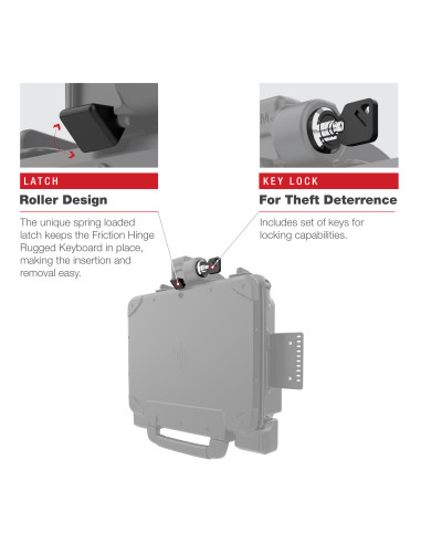 RAM® Powered Locking Dock for Zebra ET8x 2-in-1 Tablet