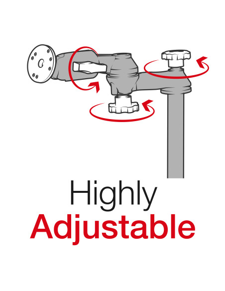 RAM® No-DrillT Laptop Mount for '20-25 Ford Police Interceptor Utility