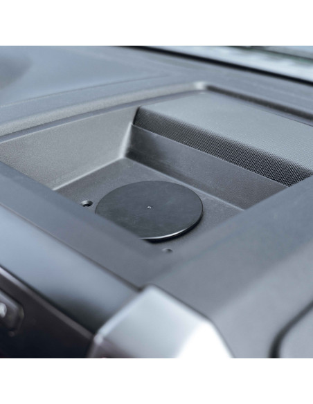 RAM® Black 3.5" Adhesive Plate for Suction Cups