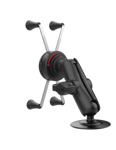 RAM® Rotating X-Grip® Large Phone Mount with Flex Adhesive Base