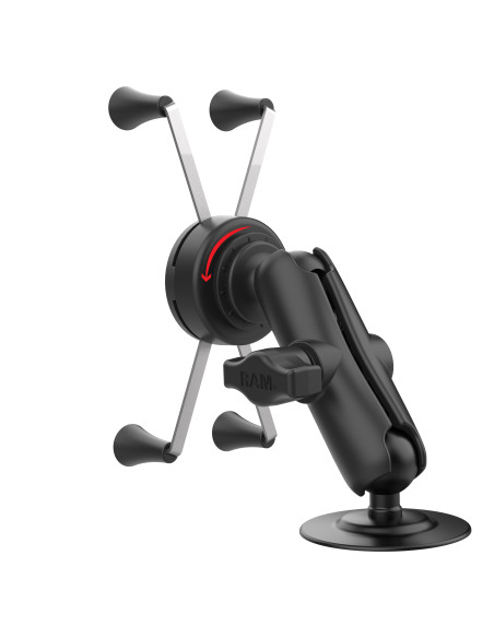 RAM® Rotating X-Grip® Large Phone Mount with Flex Adhesive Base