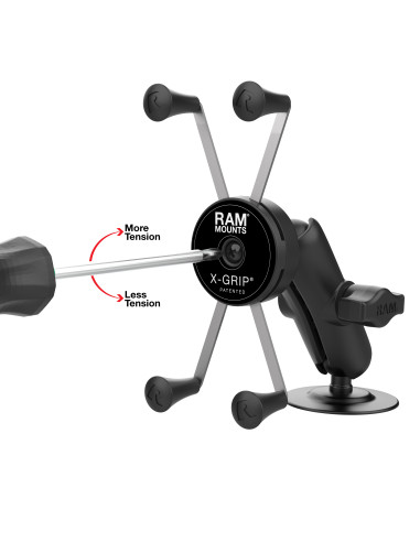 RAM® Rotating X-Grip® Large Phone Mount with Flex Adhesive Base