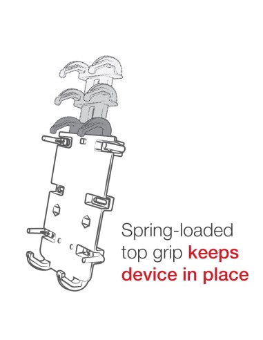 RAM® Quick-GripT XL Phone Mount with Twist-LockT Suction Cup - Medium