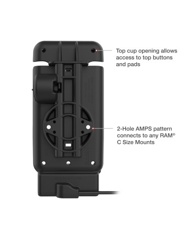 RAM® Powered Vehicle Dock for Zebra EM45