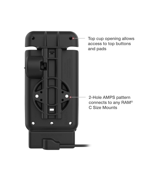 RAM® Powered Vehicle Dock for Zebra EM45 RAM® Powered Vehicle Dock for Zebra EM45