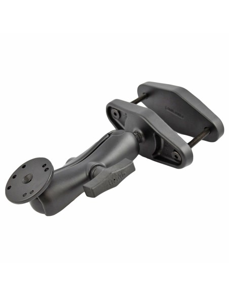 RAM® 4" Square Post Clamp Mount with Round AMPS Plate - C Size