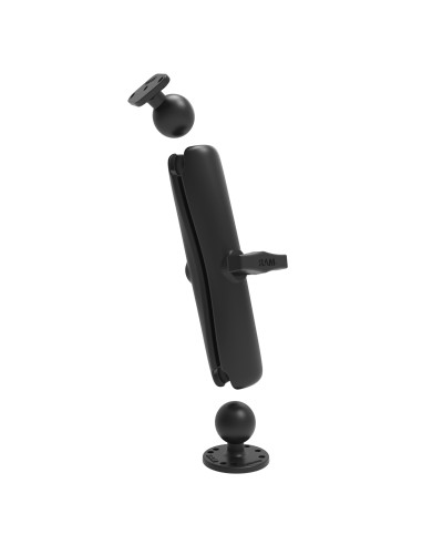 RAM® Double Ball Mount with Diamond Plate Adapter - Long