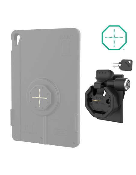 GDS® Uni-ConnT Powered Locking Snap-In Wall Dock with PoE