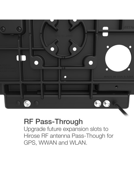 RAM® Form-Fit Locking Powered Dock for Getac ZX80 RAM® Form-Fit Locking Powered Dock for Getac ZX80