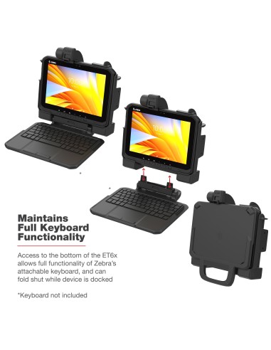 RAM® Powered Locking Dock for Zebra ET6x
